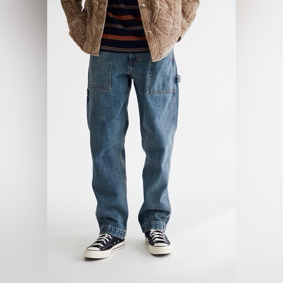 BDG by Urban Outfitters Blue Deep Pocket Work Pant Fit Jeans‎ Size 36 carpenter - Picture 1 of 6